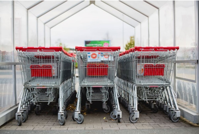 Illustrative image of shopping carts