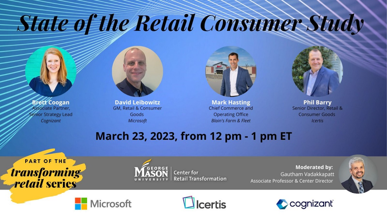 Center for Retail Transformation Webinar - Marh 23 - State of the Retail Consumer Study